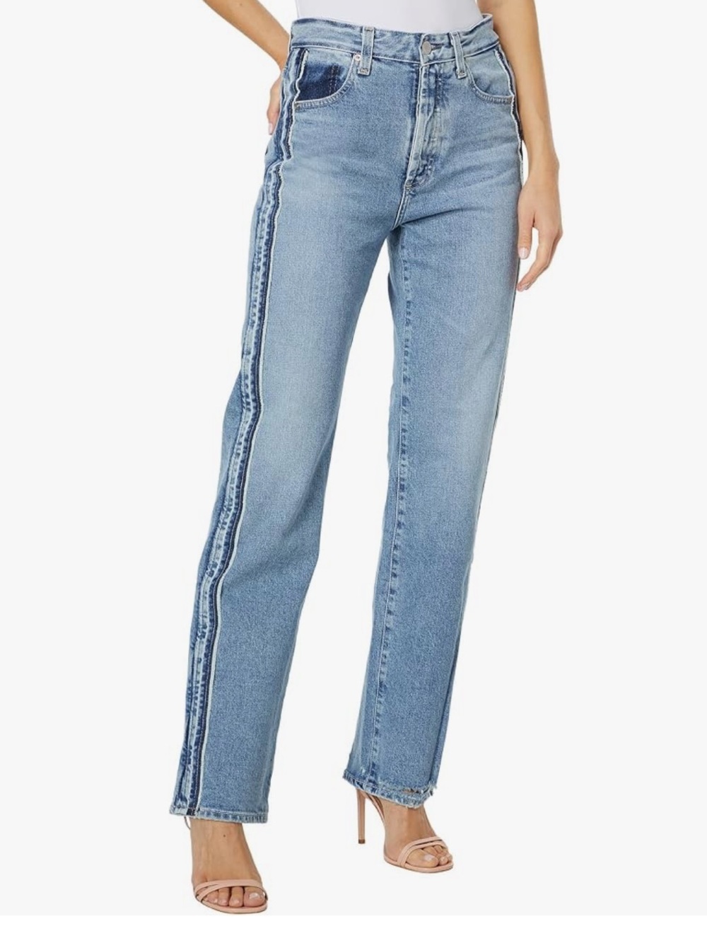 AG Alexxis Straight Released Hem High Rise Vintage Jeans 18 Years Presto Denim